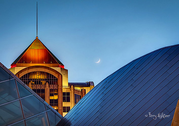Taubman and Tower Frame The Crescent Moon By Terry Aldhizer